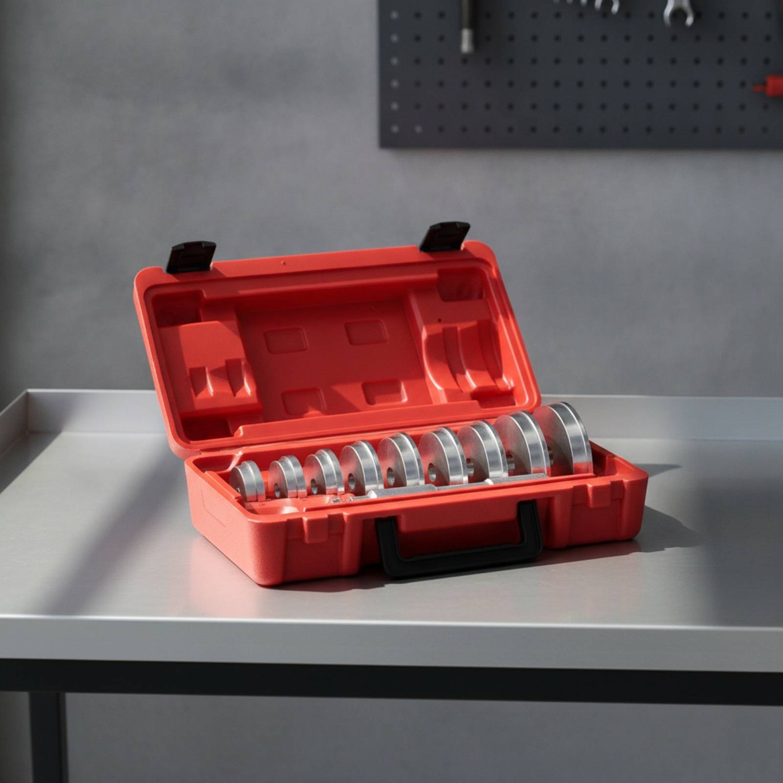 Automotive Tools - 10 Parçalı Rulman Alet Seti, Kılıflı