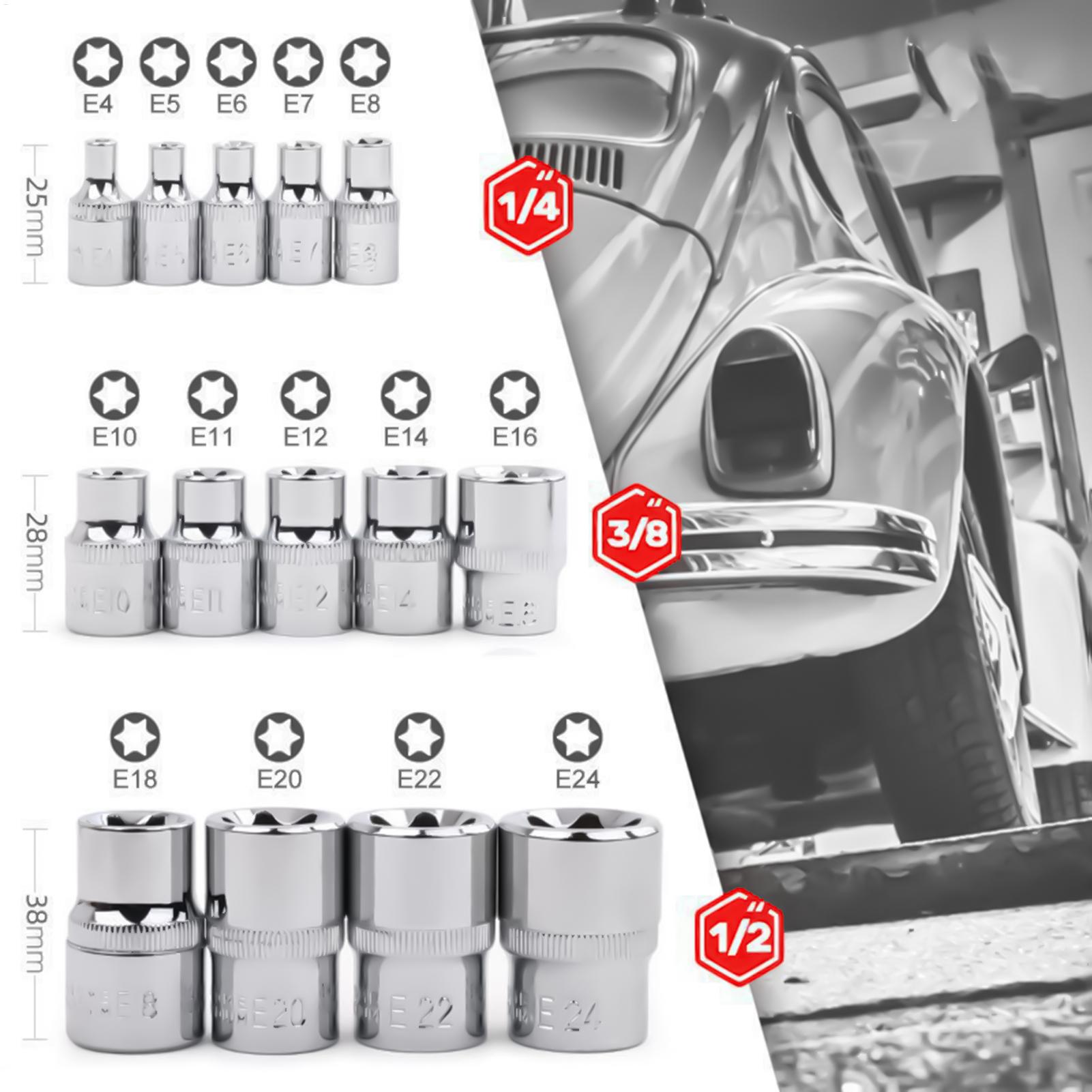 Socket Set - Portatif Ağır Hizmet Tipi Çok Fonksiyonlu