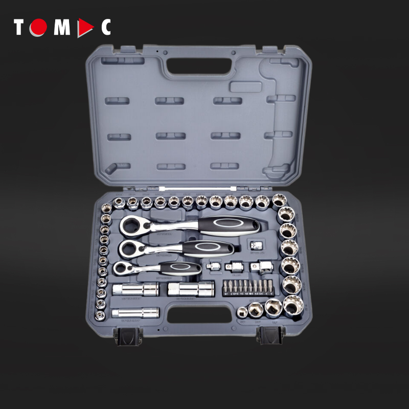Socket Set - TOMAC 52 Parça Krom Vanadyum Geçmeli