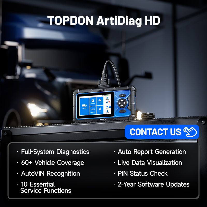TOPDON Artidiag HD 60 Ağır Vas - Car Diagnostic Tool incelemesi ve fiyatı