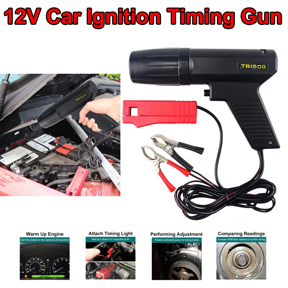 12V araba ateşleme zamanlama t - Timing Light Gun incelemesi ve fiyatı