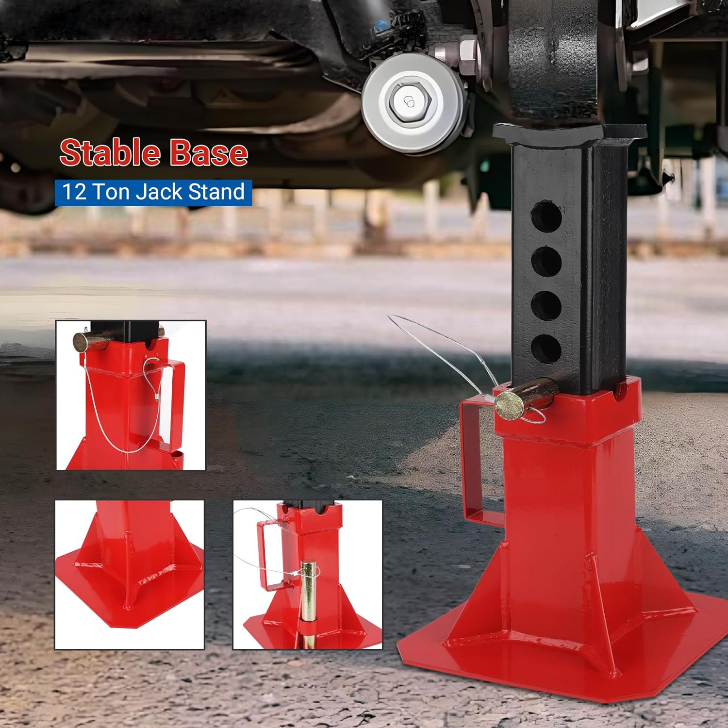 Araba Kriko Sehpaları Çelik 12 - Car Jack incelemesi ve fiyatı