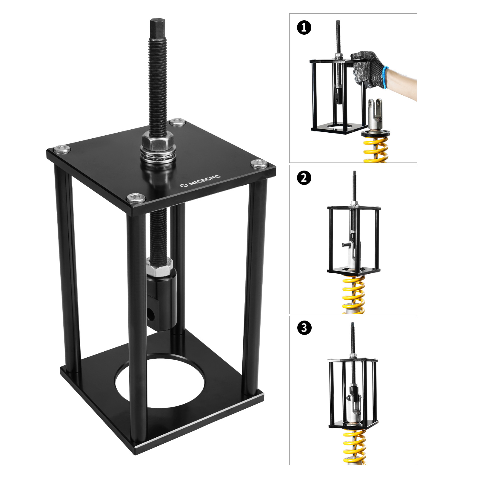 Şok yay kompresörü Aracı KTM Y - Spring Compressor Tool incelemesi ve fiyatı