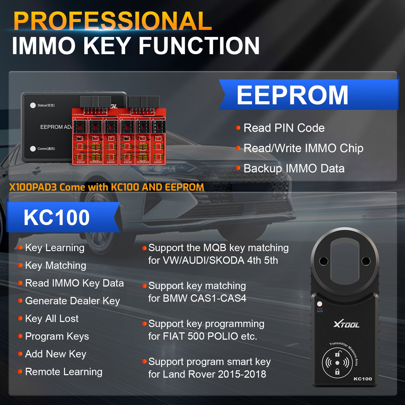 XTOOL X100 PAD3 Otomotiv Anaht - Car Diagnostic Tool incelemesi ve fiyatı