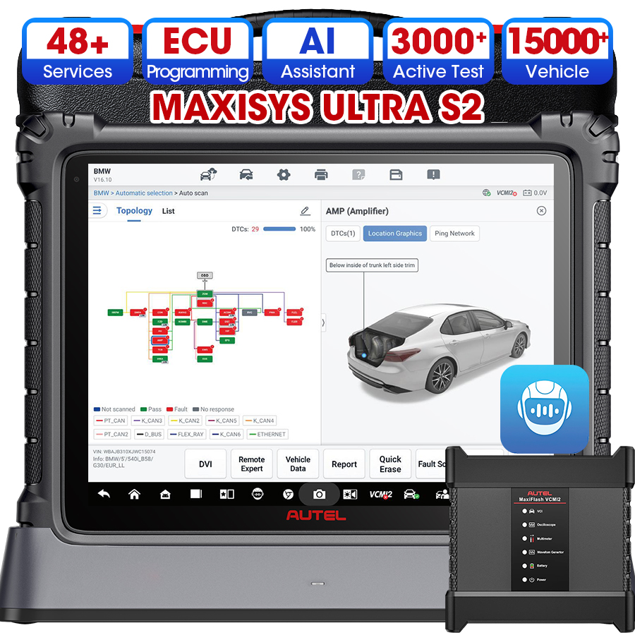 Autel Ultra S2 Yapay Zeka Dest - Car Diagnostic Tool incelemesi ve fiyatı