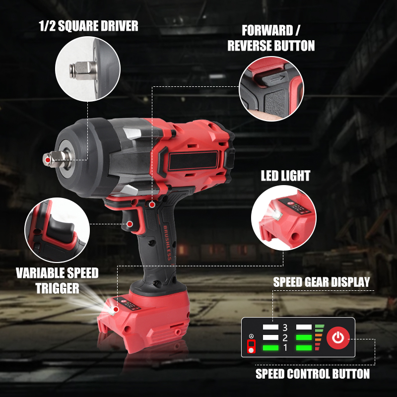 Milwaukee 18V batarya için 1/2 - Torque Wrench incelemesi ve fiyatı